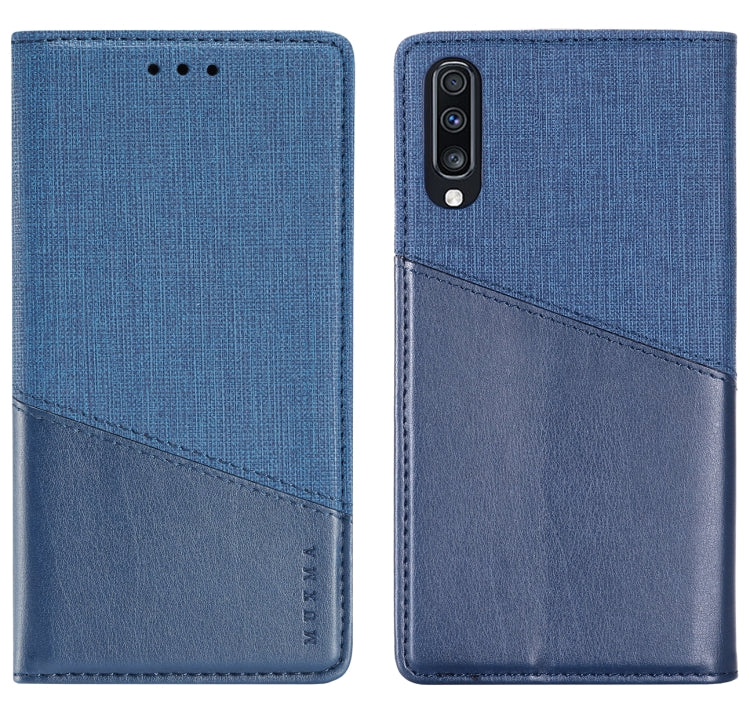 For Samsung Galaxy A70 MUXMA MX109 Horizontal Flip Leather Case with Holder & Card Slot & Wallet