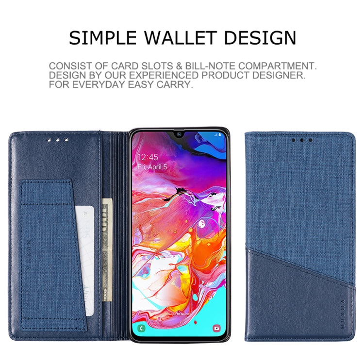 For Samsung Galaxy A70 MUXMA MX109 Horizontal Flip Leather Case with Holder & Card Slot & Wallet