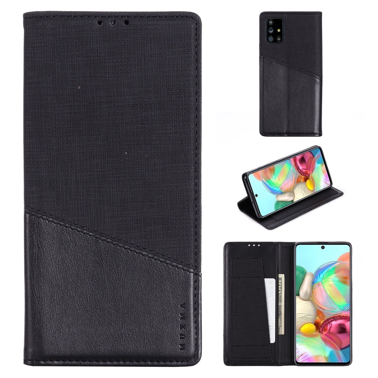 For Samsung Galaxy A71 MUXMA MX109 Horizontal Flip Leather Case with Holder & Card Slot & Wallet