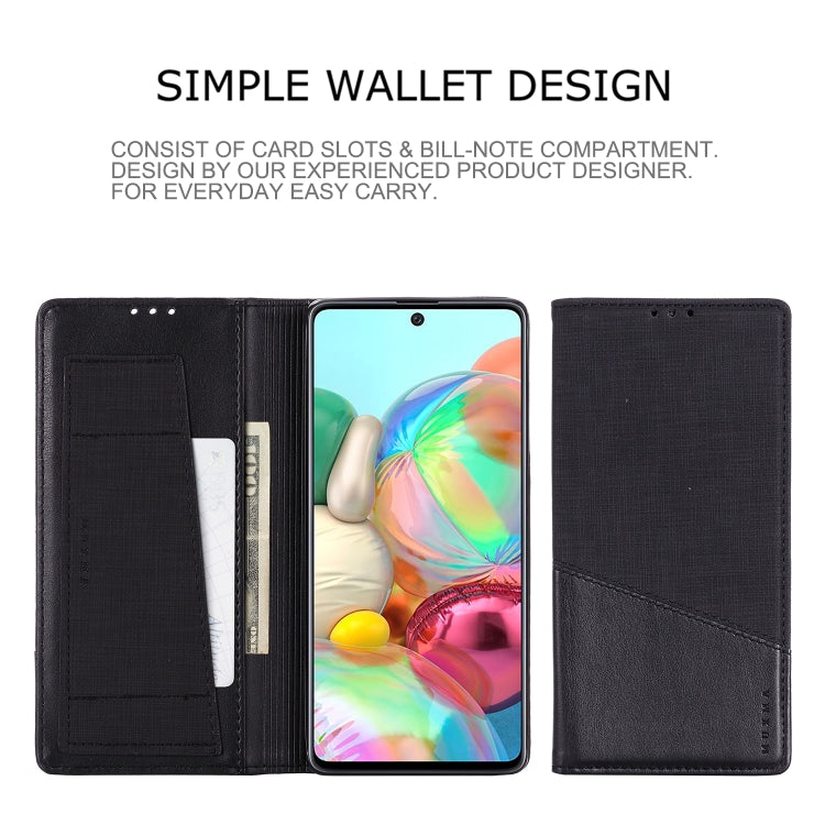 For Samsung Galaxy A71 MUXMA MX109 Horizontal Flip Leather Case with Holder & Card Slot & Wallet