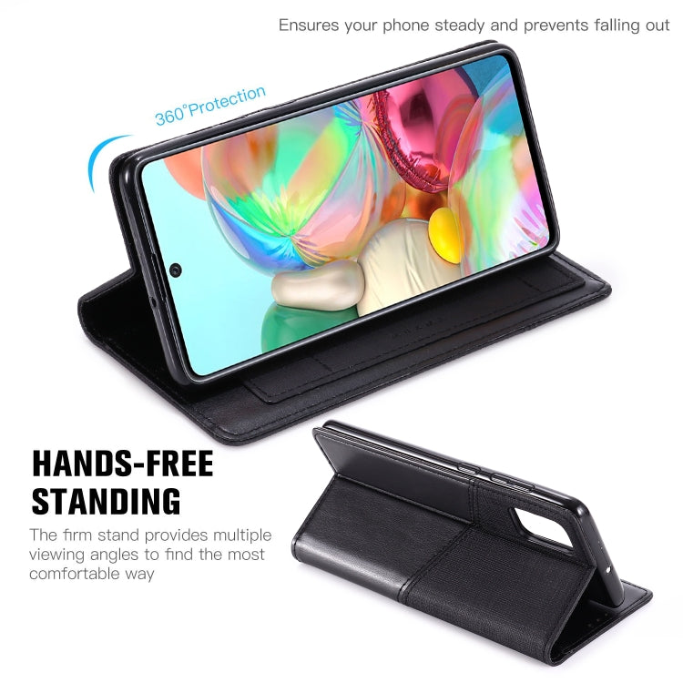For Samsung Galaxy A71 MUXMA MX109 Horizontal Flip Leather Case with Holder & Card Slot & Wallet