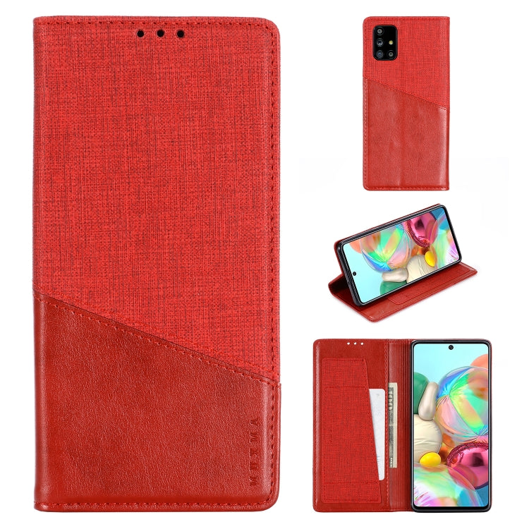 For Samsung Galaxy A71 MUXMA MX109 Horizontal Flip Leather Case with Holder & Card Slot & Wallet