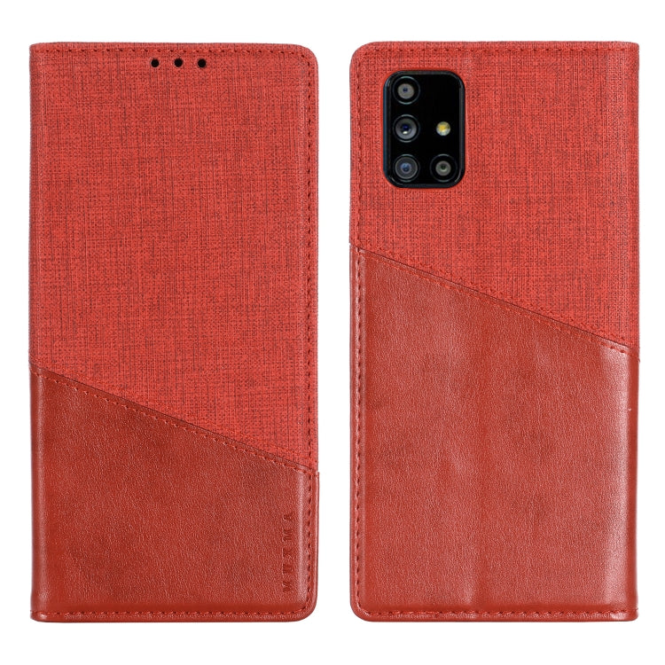 For Samsung Galaxy A71 MUXMA MX109 Horizontal Flip Leather Case with Holder & Card Slot & Wallet