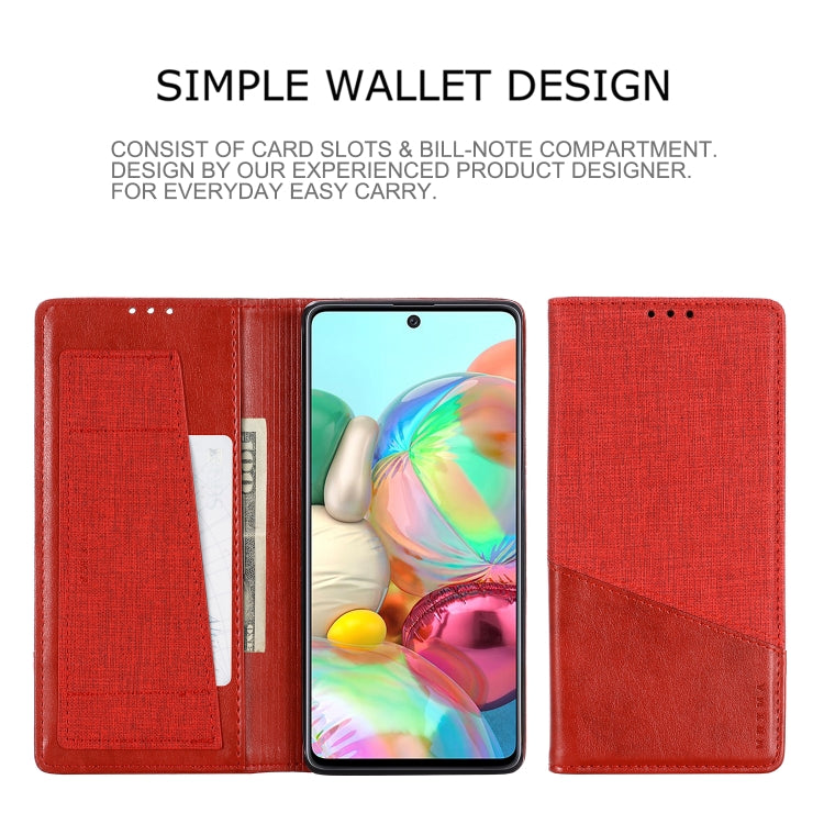For Samsung Galaxy A71 MUXMA MX109 Horizontal Flip Leather Case with Holder & Card Slot & Wallet