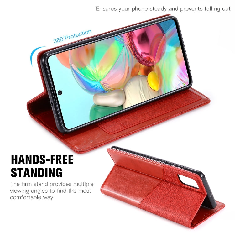 For Samsung Galaxy A71 MUXMA MX109 Horizontal Flip Leather Case with Holder & Card Slot & Wallet