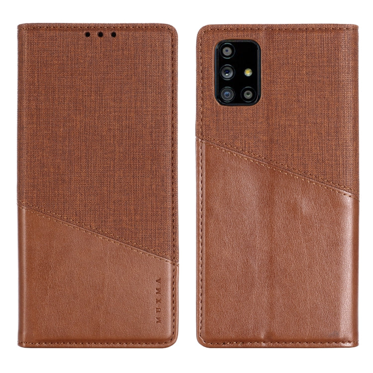 For Samsung Galaxy A71 MUXMA MX109 Horizontal Flip Leather Case with Holder & Card Slot & Wallet