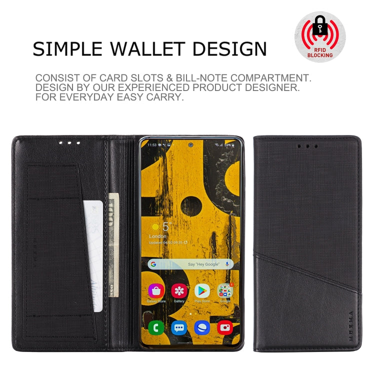 For Samsung Galaxy A81 MUXMA MX109 Horizontal Flip Leather Case with Holder & Card Slot & Wallet