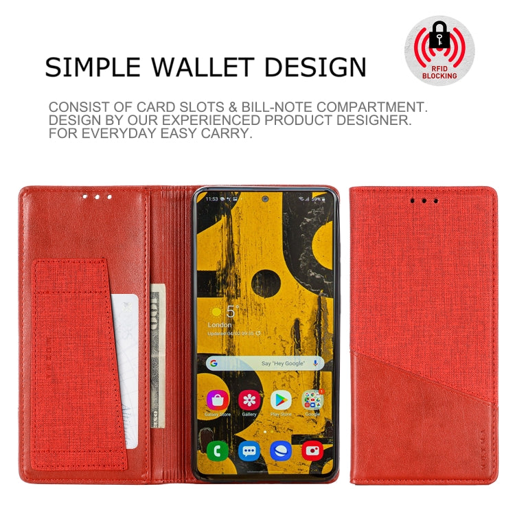 For Samsung Galaxy A81 MUXMA MX109 Horizontal Flip Leather Case with Holder & Card Slot & Wallet