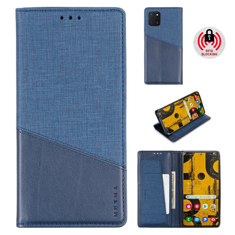 For Samsung Galaxy A81 MUXMA MX109 Horizontal Flip Leather Case with Holder & Card Slot & Wallet