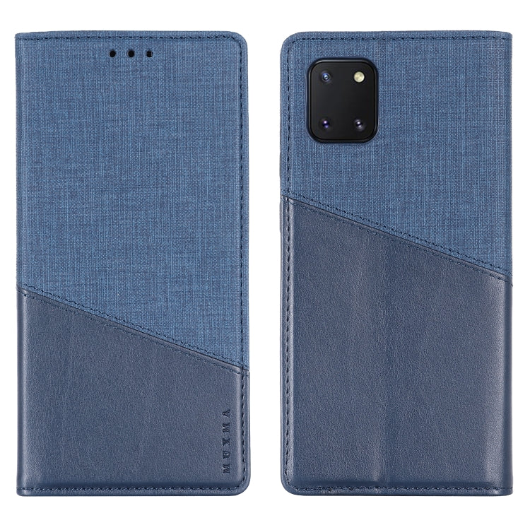 For Samsung Galaxy A81 MUXMA MX109 Horizontal Flip Leather Case with Holder & Card Slot & Wallet