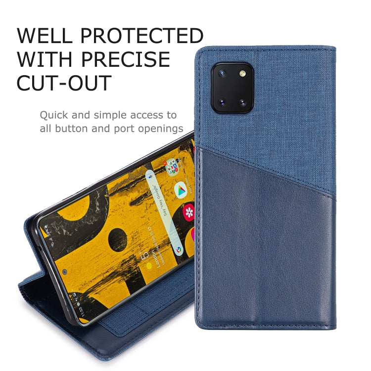 For Samsung Galaxy A81 MUXMA MX109 Horizontal Flip Leather Case with Holder & Card Slot & Wallet