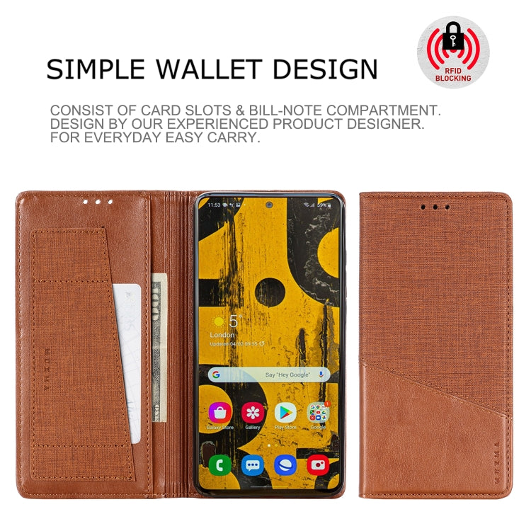 For Samsung Galaxy A81 MUXMA MX109 Horizontal Flip Leather Case with Holder & Card Slot & Wallet