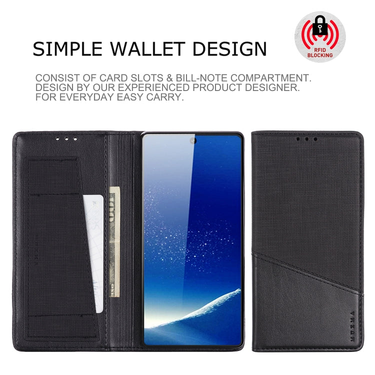 For Samsung Galaxy A91 MUXMA MX109 Horizontal Flip Leather Case with Holder & Card Slot & Wallet