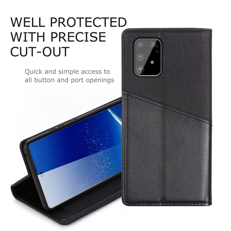 For Samsung Galaxy A91 MUXMA MX109 Horizontal Flip Leather Case with Holder & Card Slot & Wallet