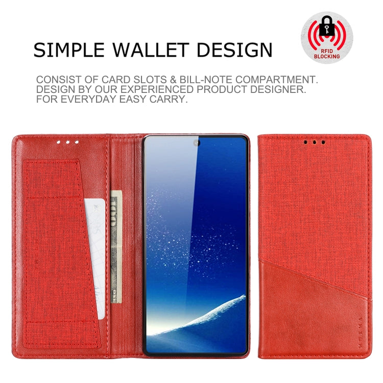 For Samsung Galaxy A91 MUXMA MX109 Horizontal Flip Leather Case with Holder & Card Slot & Wallet