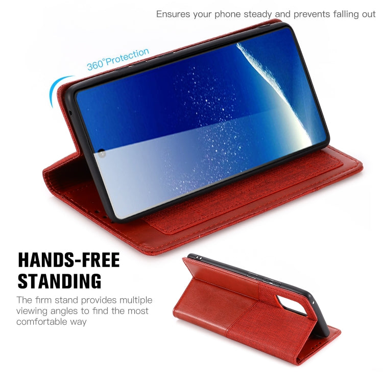 For Samsung Galaxy A91 MUXMA MX109 Horizontal Flip Leather Case with Holder & Card Slot & Wallet