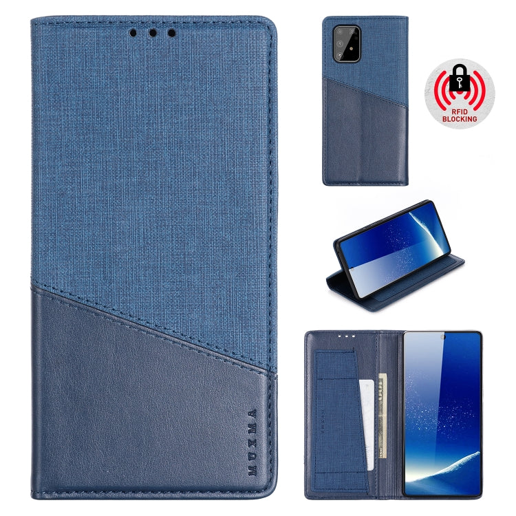 For Samsung Galaxy A91 MUXMA MX109 Horizontal Flip Leather Case with Holder & Card Slot & Wallet