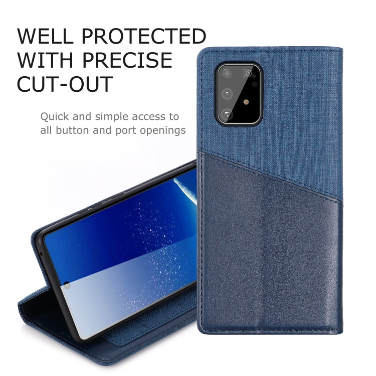 For Samsung Galaxy A91 MUXMA MX109 Horizontal Flip Leather Case with Holder & Card Slot & Wallet