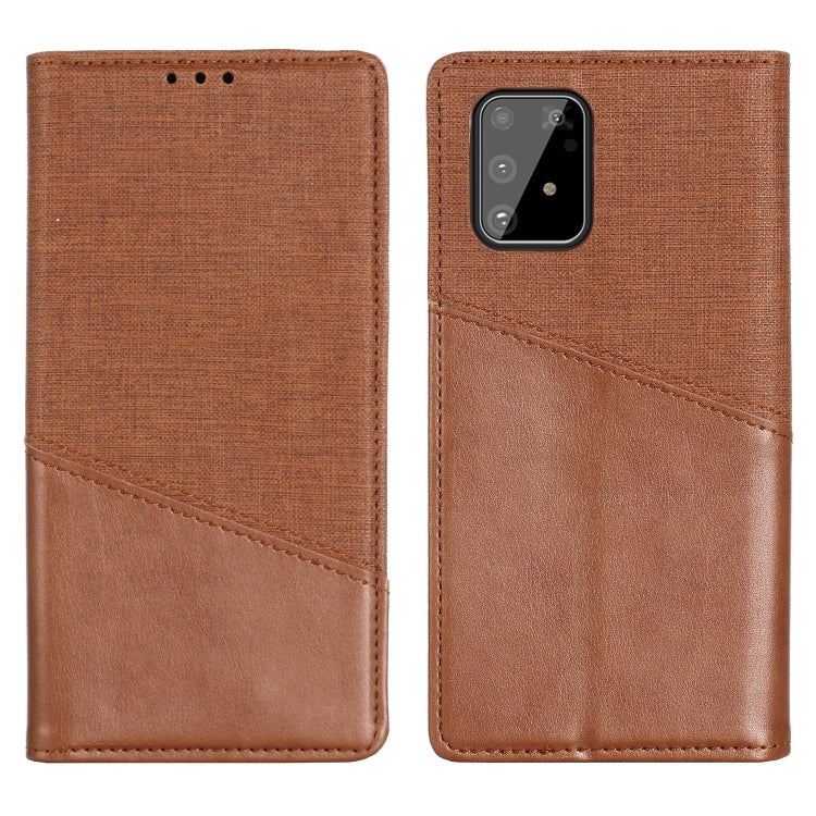 For Samsung Galaxy A91 MUXMA MX109 Horizontal Flip Leather Case with Holder & Card Slot & Wallet
