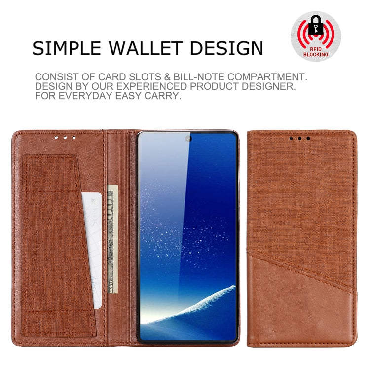 For Samsung Galaxy A91 MUXMA MX109 Horizontal Flip Leather Case with Holder & Card Slot & Wallet