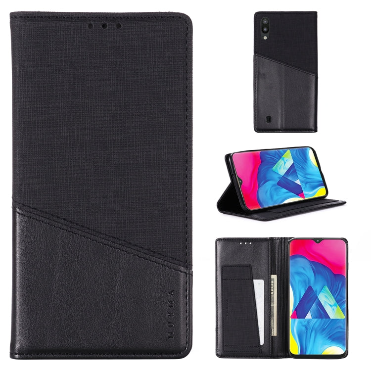 For Samsung Galaxy M10 MUXMA MX109 Horizontal Flip Leather Case with Holder & Card Slot & Wallet