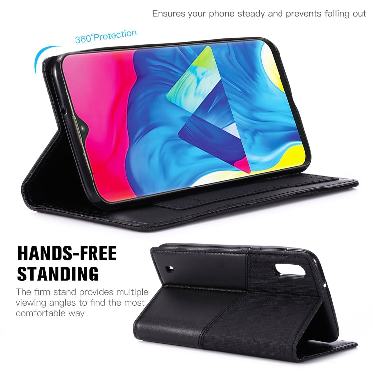 For Samsung Galaxy M10 MUXMA MX109 Horizontal Flip Leather Case with Holder & Card Slot & Wallet