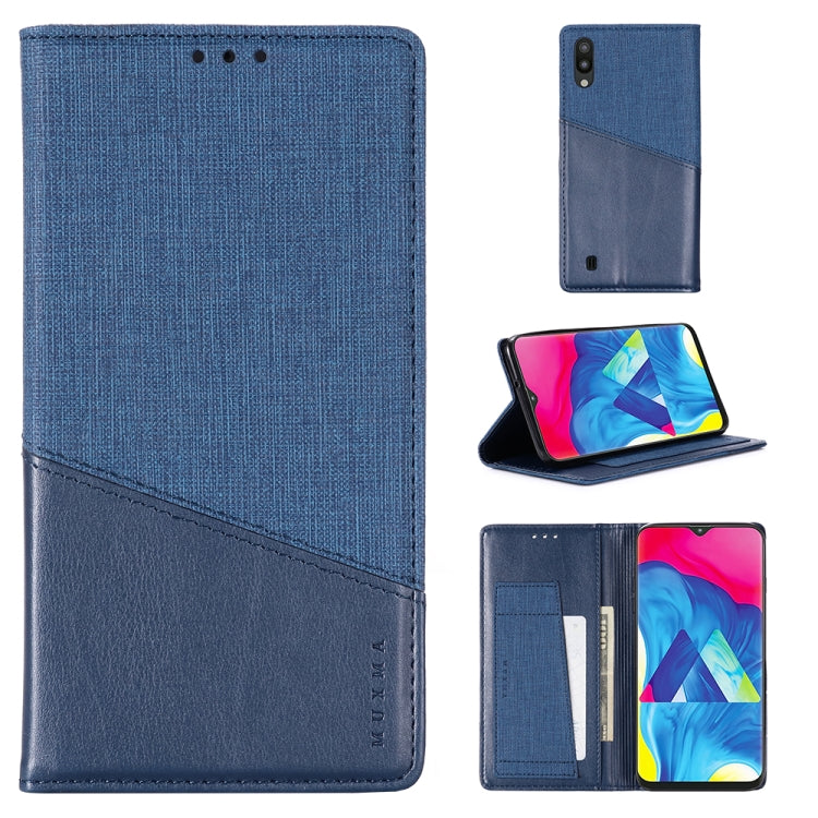 For Samsung Galaxy M10 MUXMA MX109 Horizontal Flip Leather Case with Holder & Card Slot & Wallet
