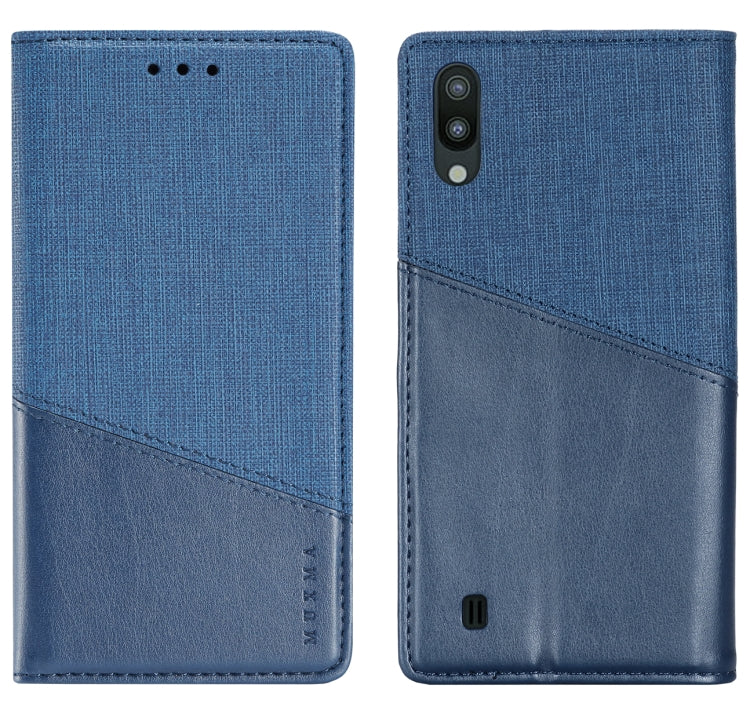 For Samsung Galaxy M10 MUXMA MX109 Horizontal Flip Leather Case with Holder & Card Slot & Wallet