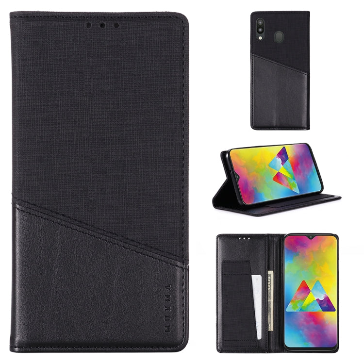 For Samsung Galaxy M20 MUXMA MX109 Horizontal Flip Leather Case with Holder & Card Slot & Wallet