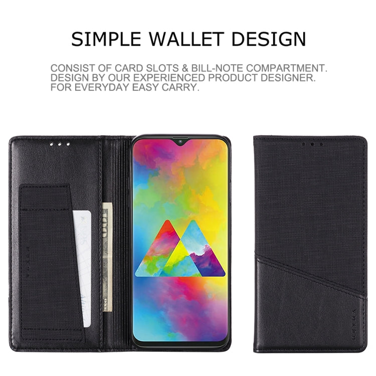 For Samsung Galaxy M20 MUXMA MX109 Horizontal Flip Leather Case with Holder & Card Slot & Wallet