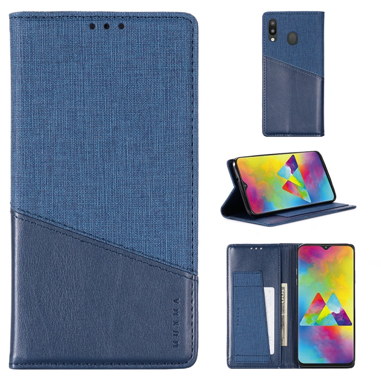 For Samsung Galaxy M20 MUXMA MX109 Horizontal Flip Leather Case with Holder & Card Slot & Wallet
