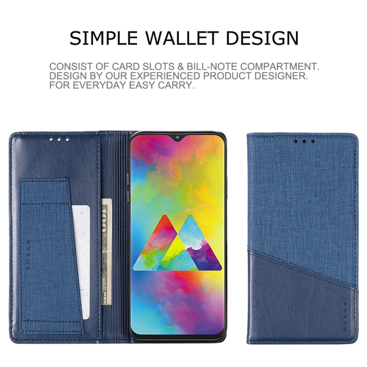 For Samsung Galaxy M20 MUXMA MX109 Horizontal Flip Leather Case with Holder & Card Slot & Wallet