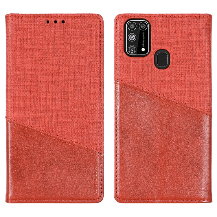 For Samsung Galaxy M31 MUXMA MX109 Horizontal Flip Leather Case with Holder & Card Slot & Wallet