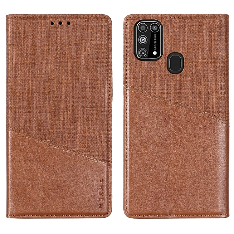 For Samsung Galaxy M31 MUXMA MX109 Horizontal Flip Leather Case with Holder & Card Slot & Wallet