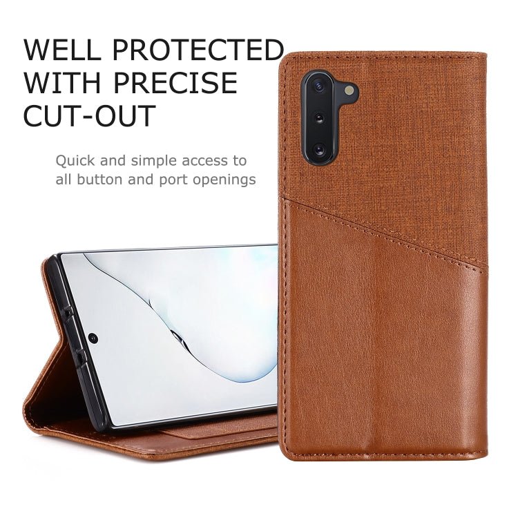 For Samsung Galaxy Note 10 MUXMA MX109 Horizontal Flip Leather Case with Holder & Card Slot & Wallet
