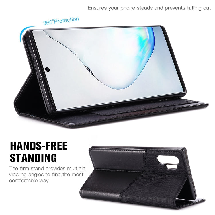 For Samsung Galaxy Note 10 Pro MUXMA MX109 Horizontal Flip Leather Case with Holder & Card Slot & Wallet