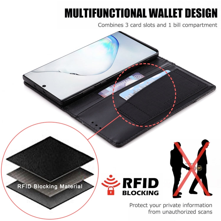 For Samsung Galaxy Note 10 Pro MUXMA MX109 Horizontal Flip Leather Case with Holder & Card Slot & Wallet