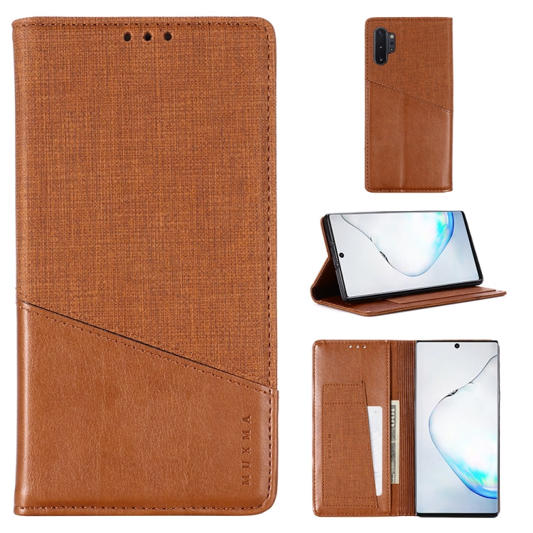 For Samsung Galaxy Note 10 Pro MUXMA MX109 Horizontal Flip Leather Case with Holder & Card Slot & Wallet