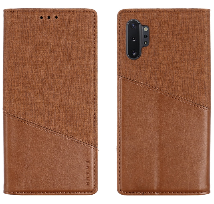 For Samsung Galaxy Note 10 Pro MUXMA MX109 Horizontal Flip Leather Case with Holder & Card Slot & Wallet