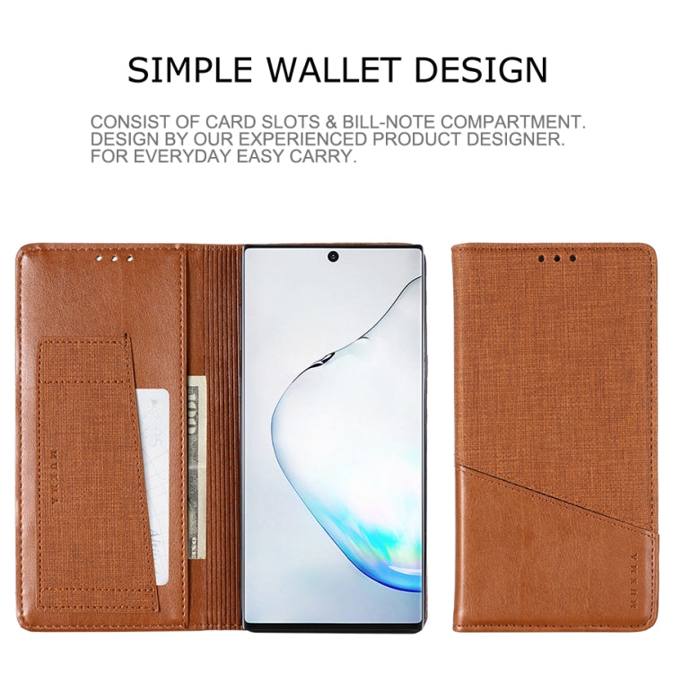 For Samsung Galaxy Note 10 Pro MUXMA MX109 Horizontal Flip Leather Case with Holder & Card Slot & Wallet
