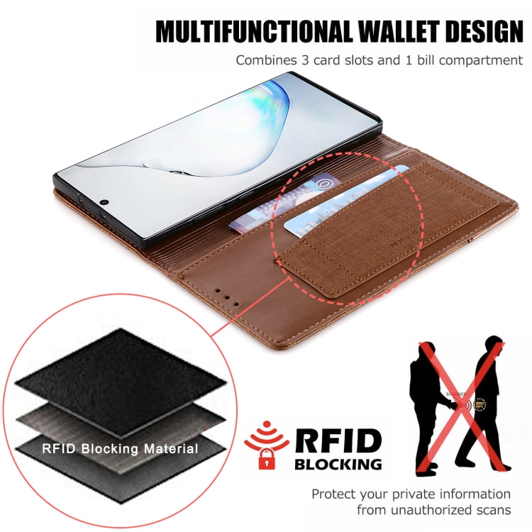 For Samsung Galaxy Note 10 Pro MUXMA MX109 Horizontal Flip Leather Case with Holder & Card Slot & Wallet