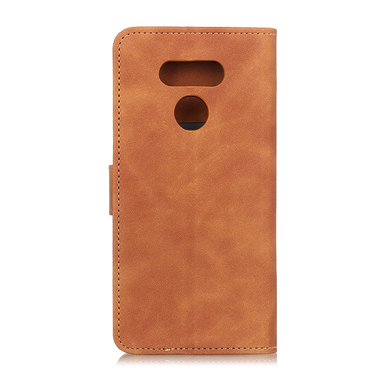 For LG Harmony 4 KHAZNEH Texture PU + TPU Horizontal Flip Leather Case with Holder & Card Slots & Wallet