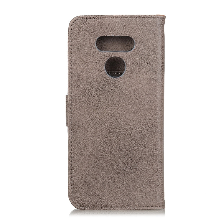For LG Harmony 4 KHAZNEH Cowhide Texture Horizontal Flip Leather Case with Holder & Card Slots & Wallet