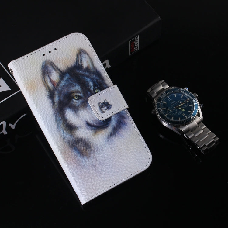 For Motorola Edge 50 Fusion Coloured Drawing Flip Leather Phone Case