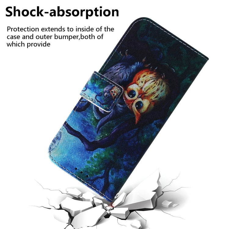 For Motorola Edge 50 Fusion Coloured Drawing Flip Leather Phone Case