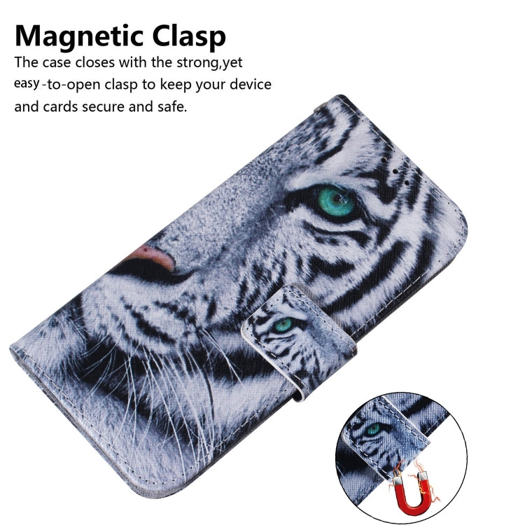 For Motorola Edge 50 Fusion Coloured Drawing Flip Leather Phone Case