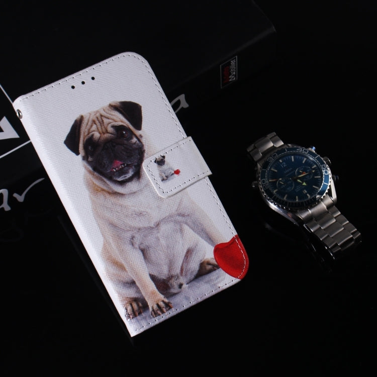 For Motorola Edge 50 Fusion Coloured Drawing Flip Leather Phone Case