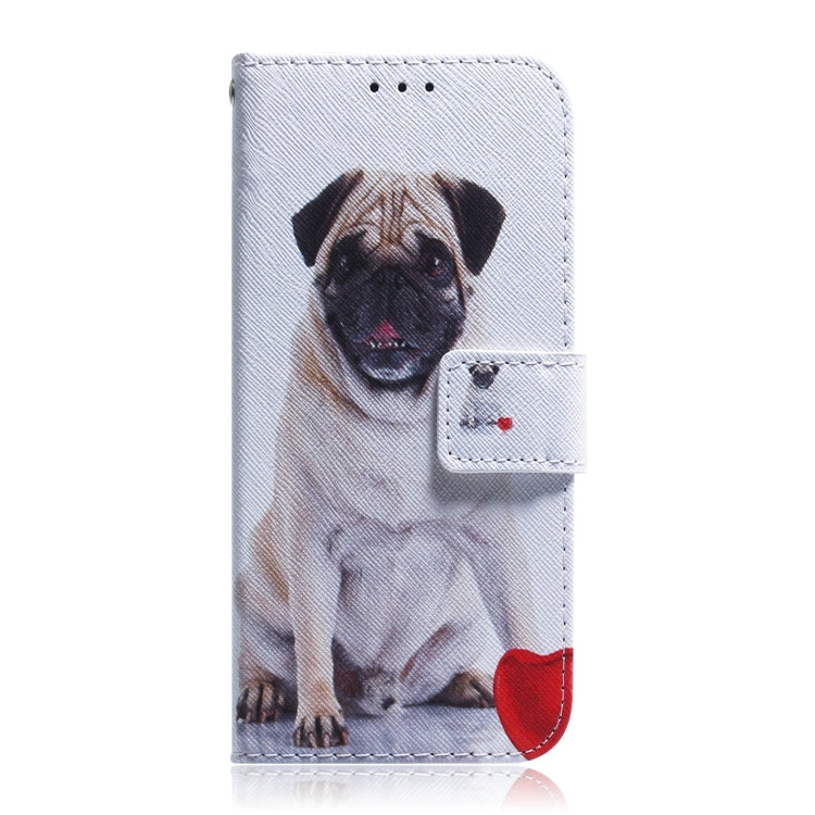For Motorola Edge 50 Fusion Coloured Drawing Flip Leather Phone Case