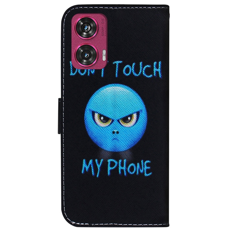 For Motorola Edge 50 Fusion Coloured Drawing Flip Leather Phone Case