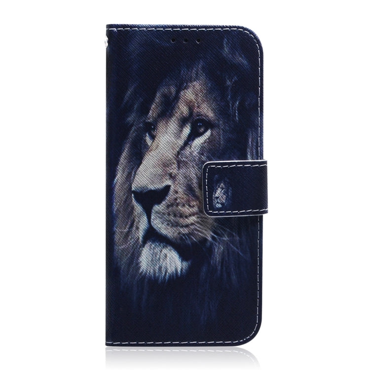 For Motorola Moto G85 Coloured Drawing Flip Leather Phone Case